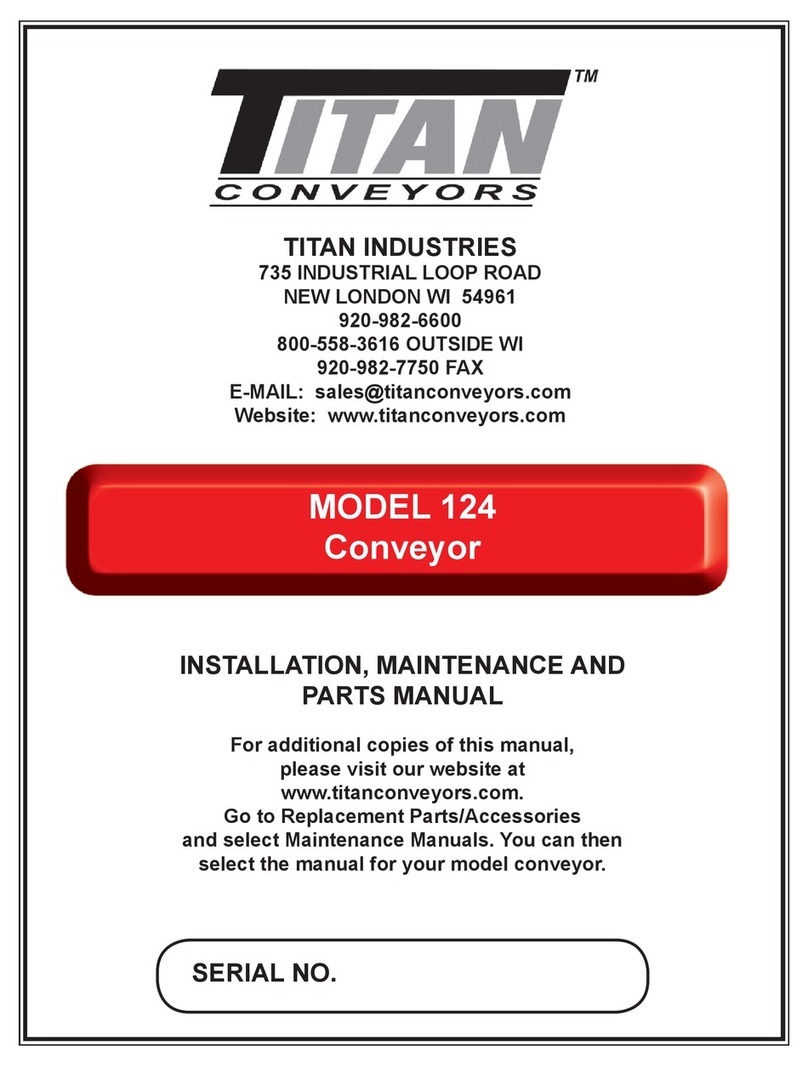 Titan 124 Installation, Maintenance, and Parts Manual