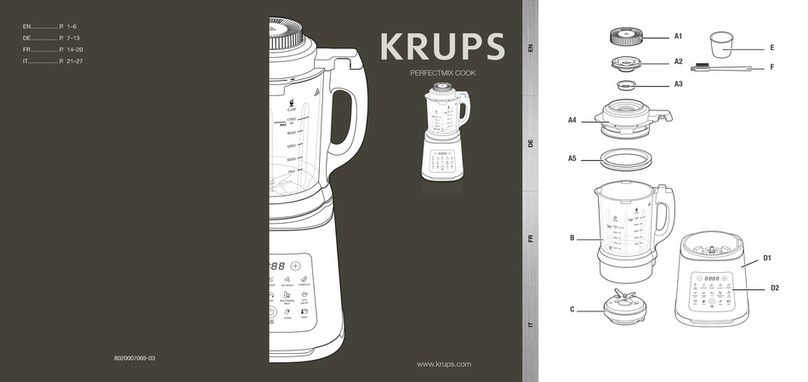 Krups PERFECTMIX COOK KB835D User manual