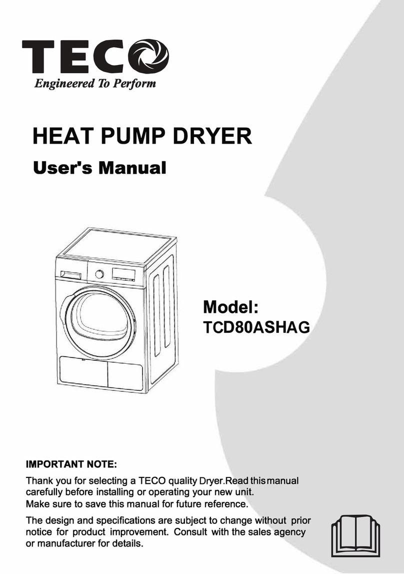 TECO TCD80ASHAG User manual