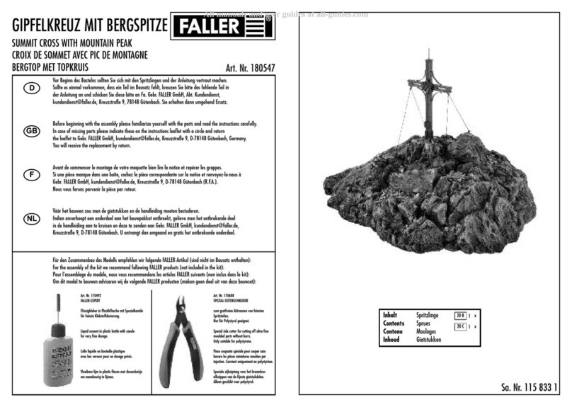 Faller 180547 User manual
