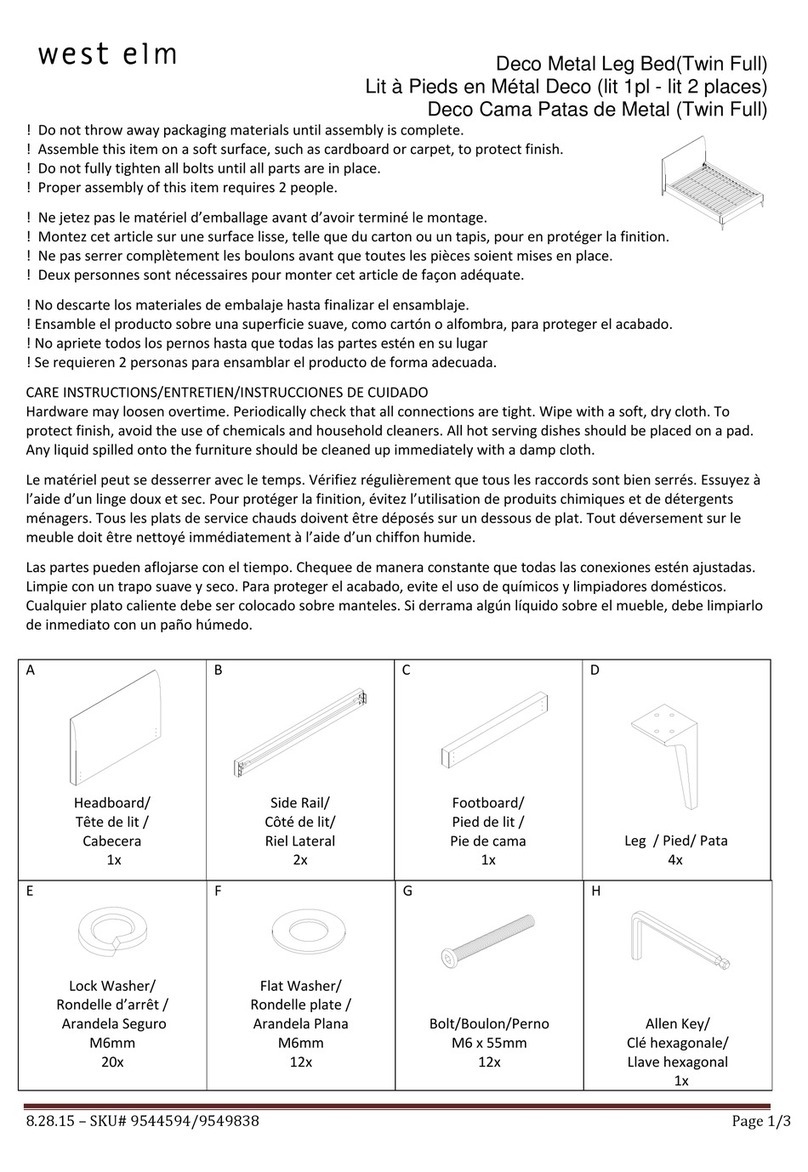 West Elm 9544594 User manual West Elm 9544594 User manual