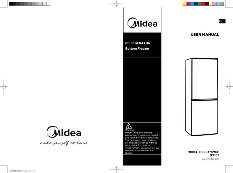 Midea MDRB470MGF Series User manual