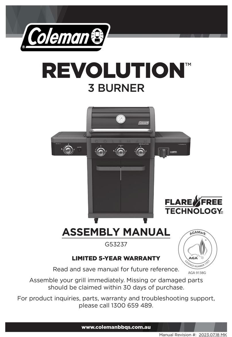Coleman REVOLUTION G53237 Assembly manual Coleman REVOLUTION G53237 Assembly manual