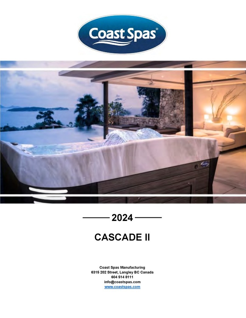 Coast Spas CASCADE II User manual