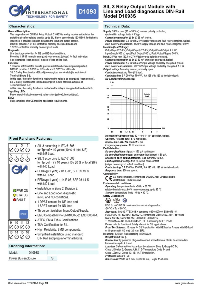GMI D1093S User manual