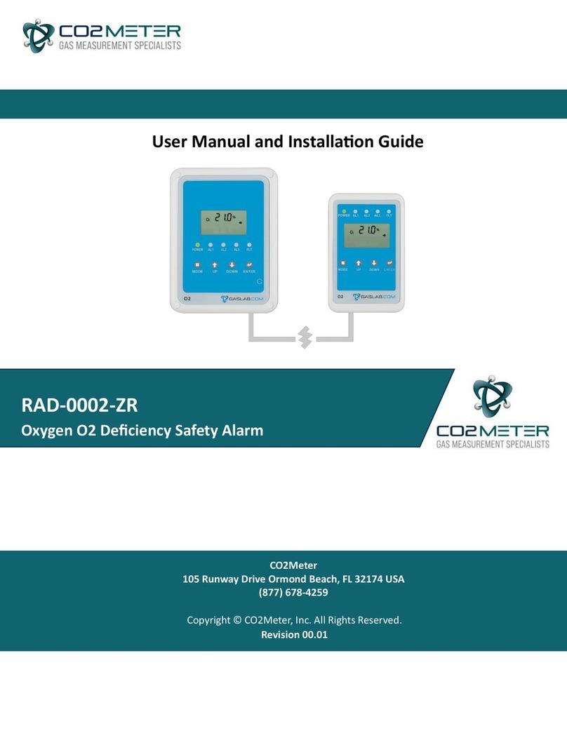 Co2meter RAD-0002-ZR User manual