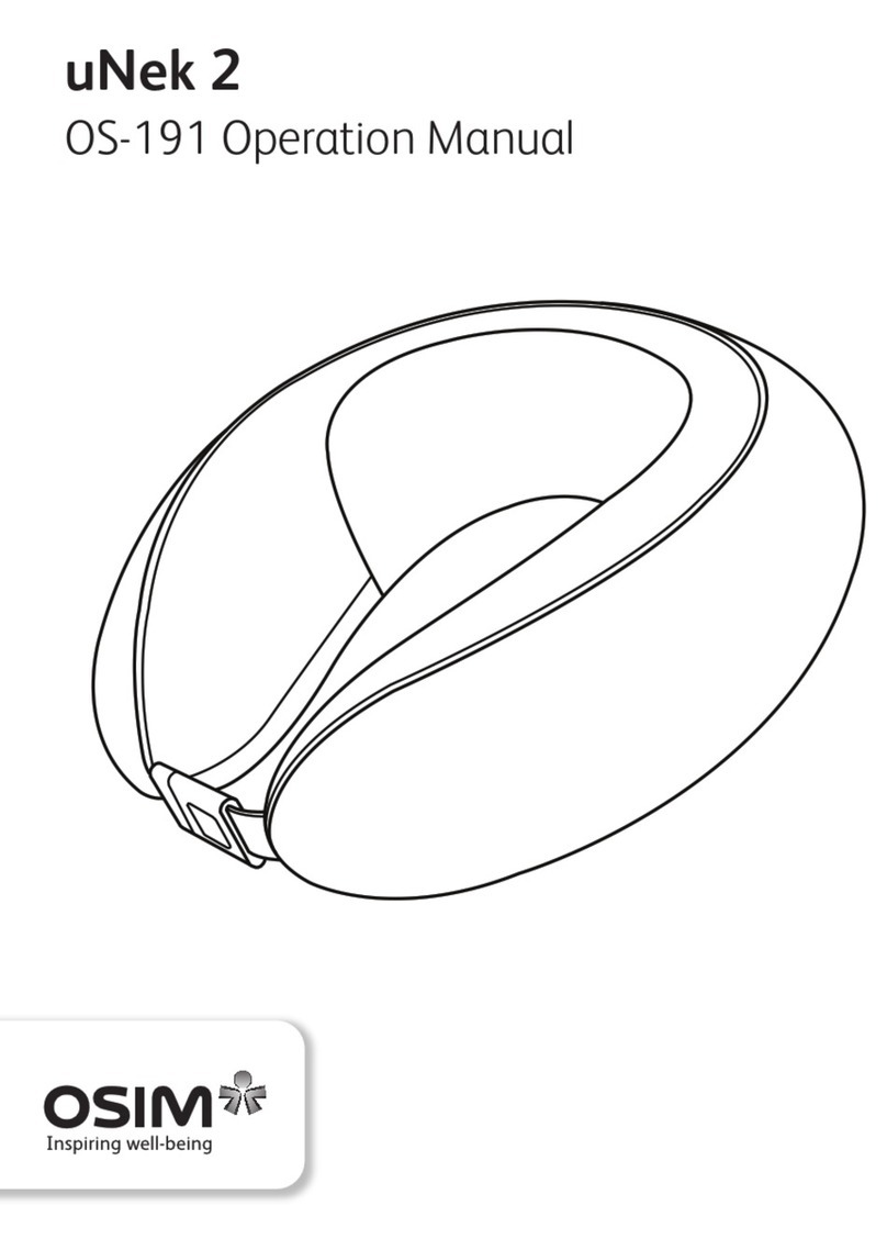 OSIM uNek 2 User manual