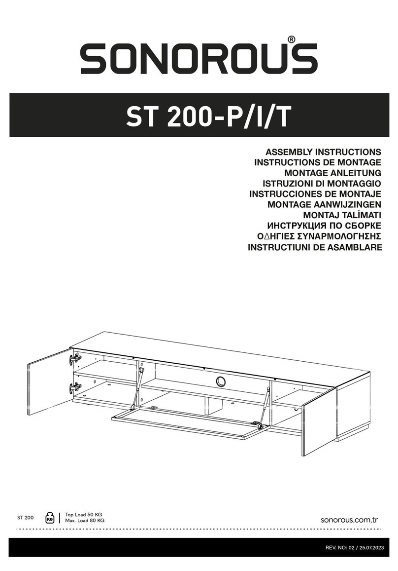 Sonorous ST 200 Assembly instructions