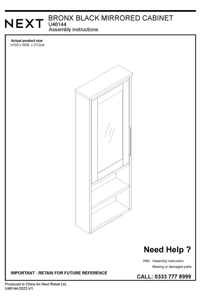 Next BRONX U46144 Assembly instructions