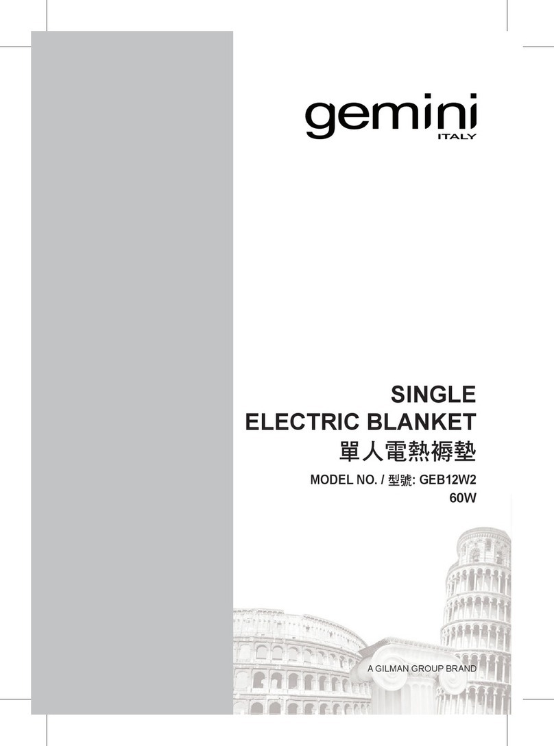 Gemini GEB12W2 manual