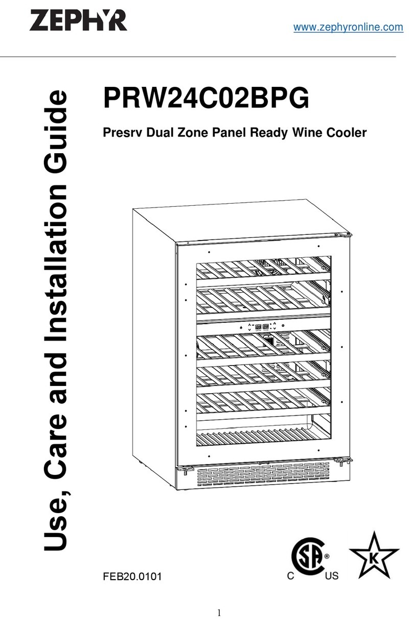Zephyr PRW24C02BPG Installation guide