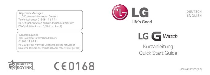 LG G-Watch -W100 User manual