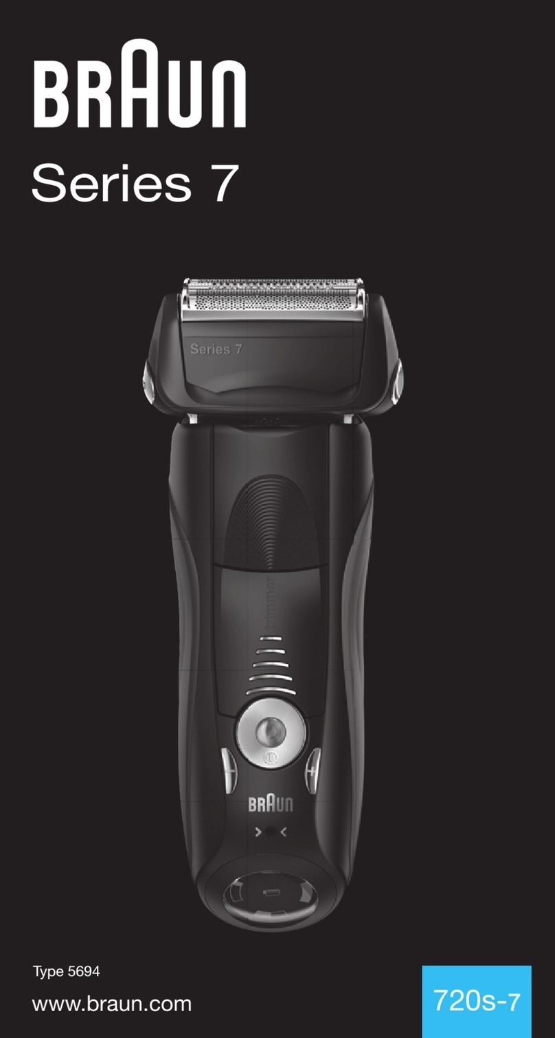 Braun 720s-7 User manual