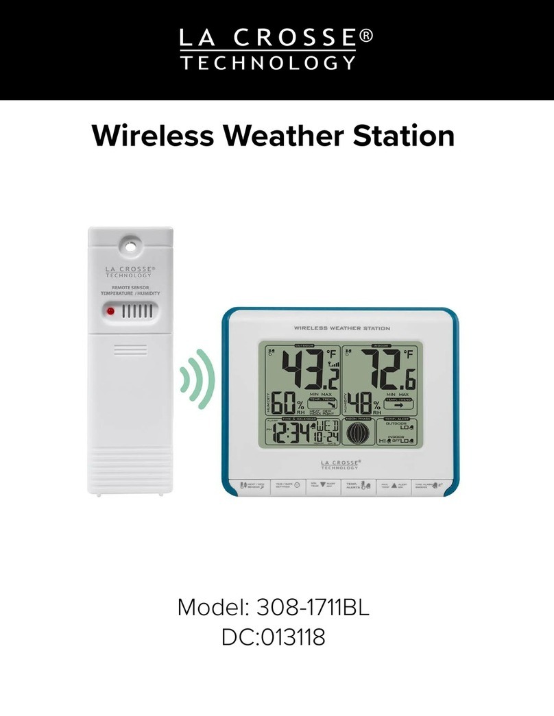 La Crosse Technology 308-1711BL User manual La Crosse Technology 308-1711BL User manual