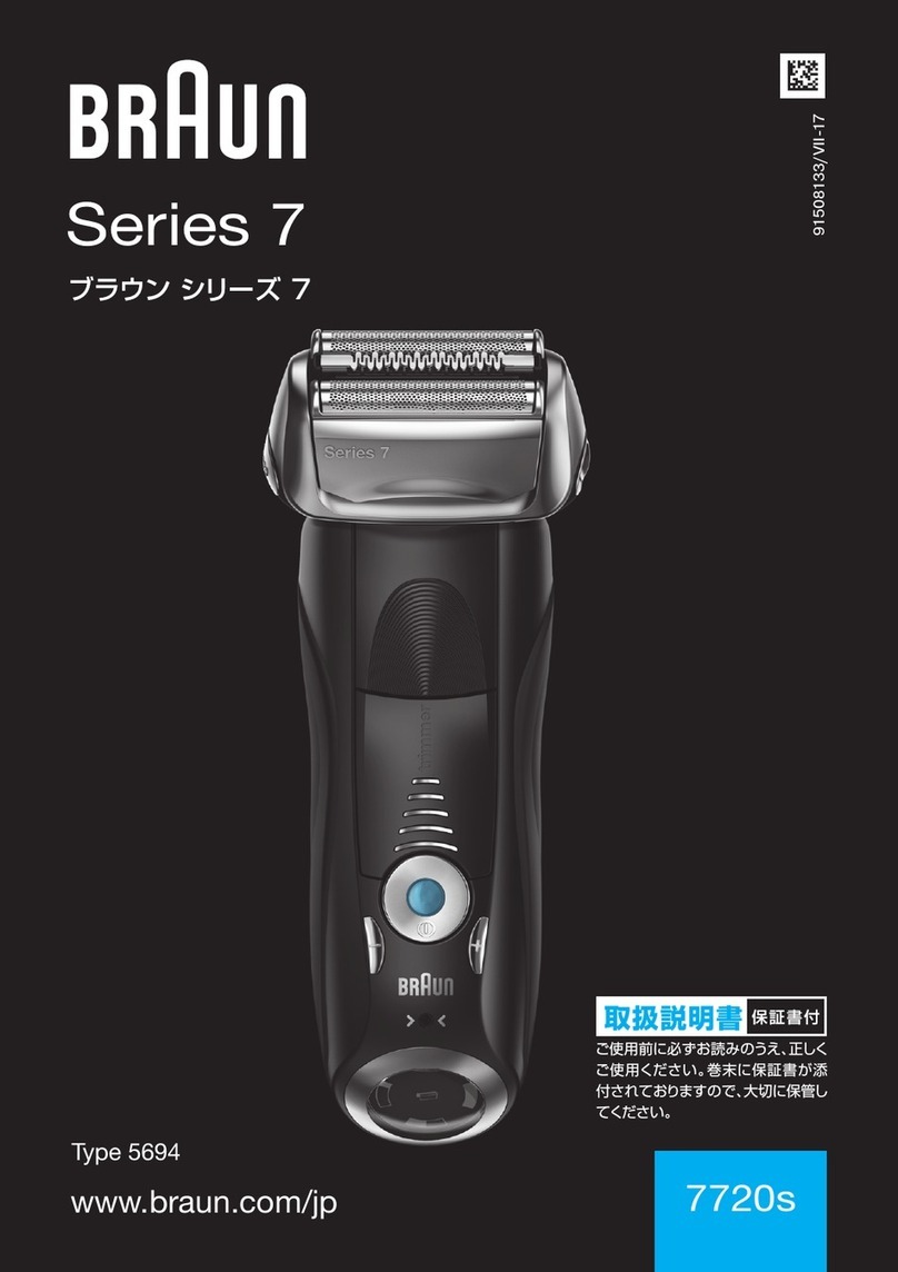 Braun 7 Seres User manual