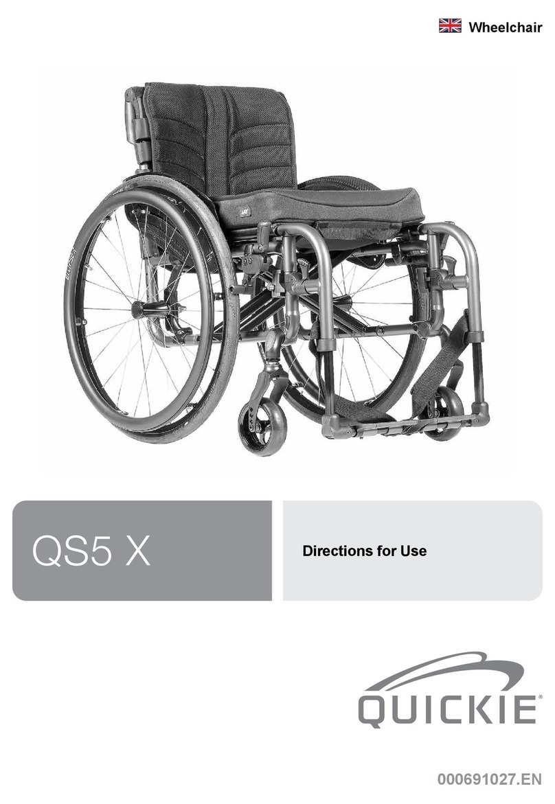 Quickie QS5 X Directions for use Quickie QS5 X Directions for use