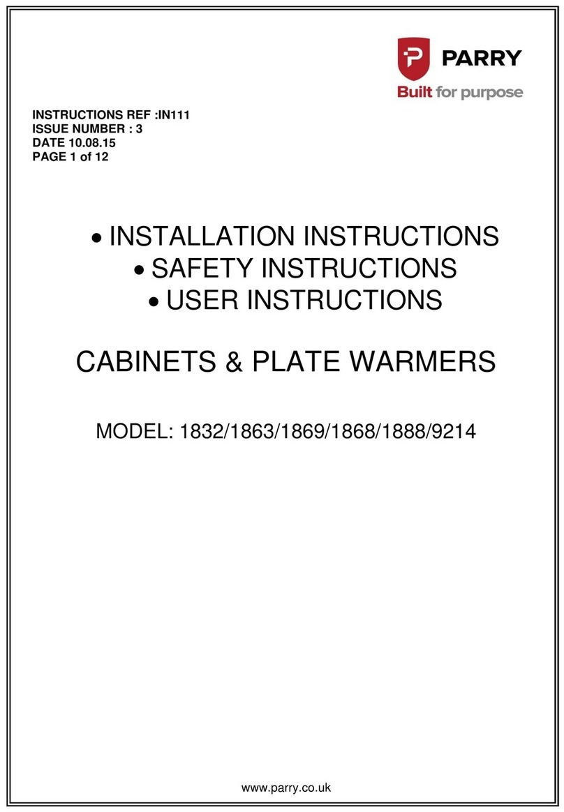 PARRY 1832 installation instructions