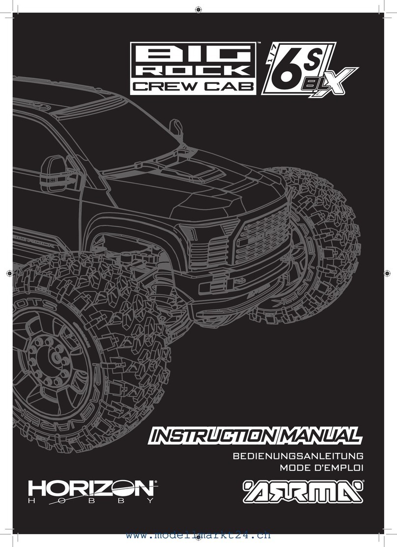 Horizon Hobby ARRMA BigRock CREW CAB BLX6S User manual