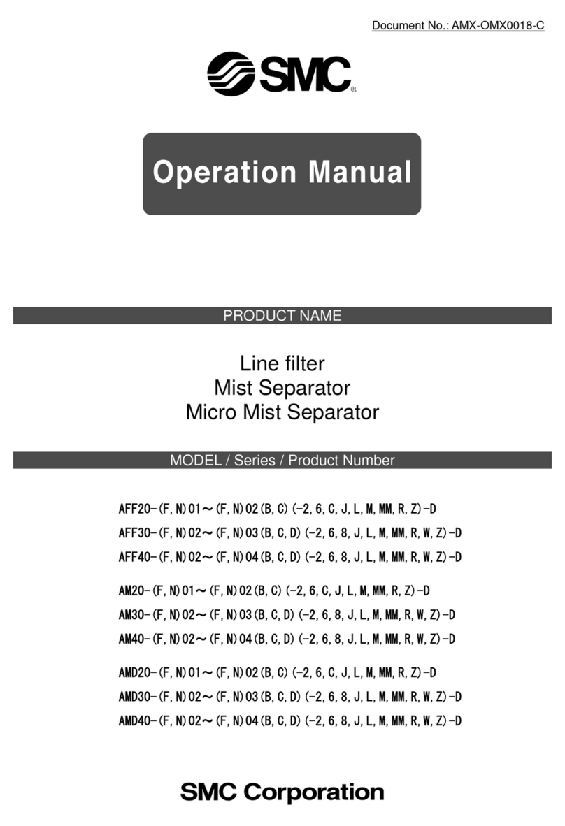 SMC Networks AFF40 Series User manual