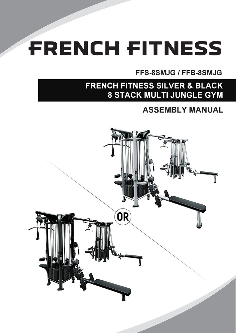 FRENCH FITNESS FFB-8SMJG Assembly manual