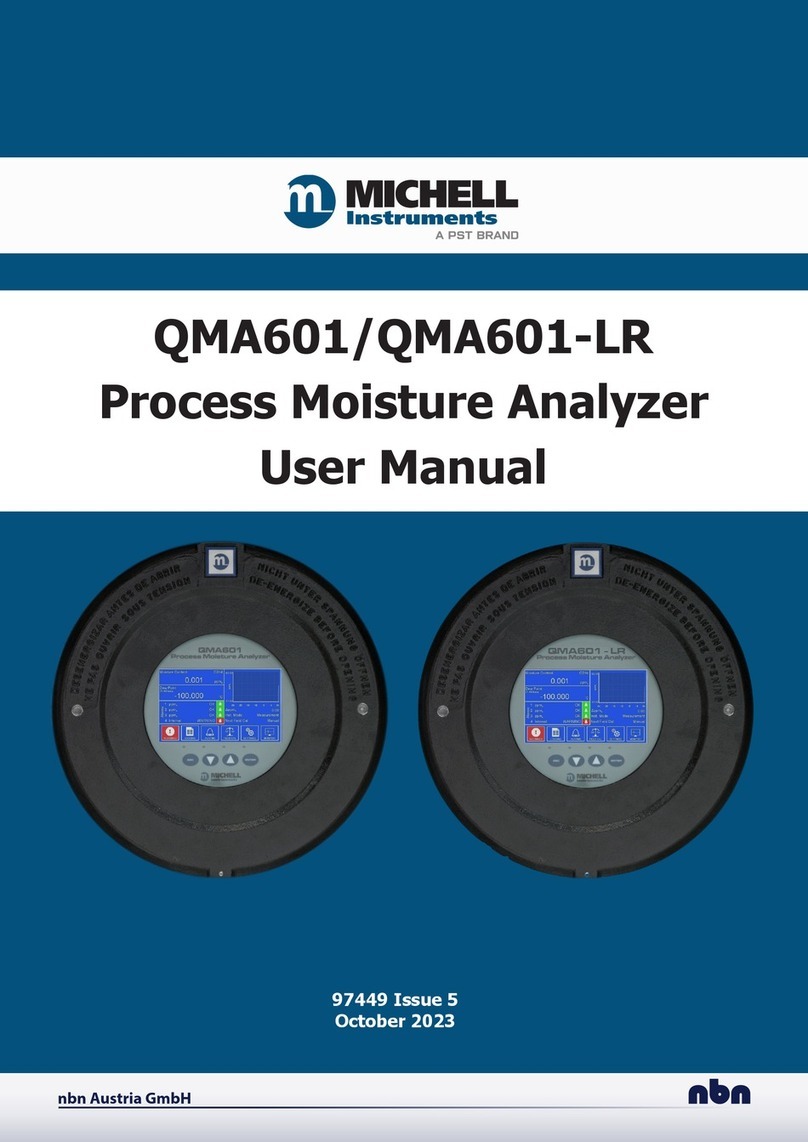 Michell Instruments QMA601-LR User manual