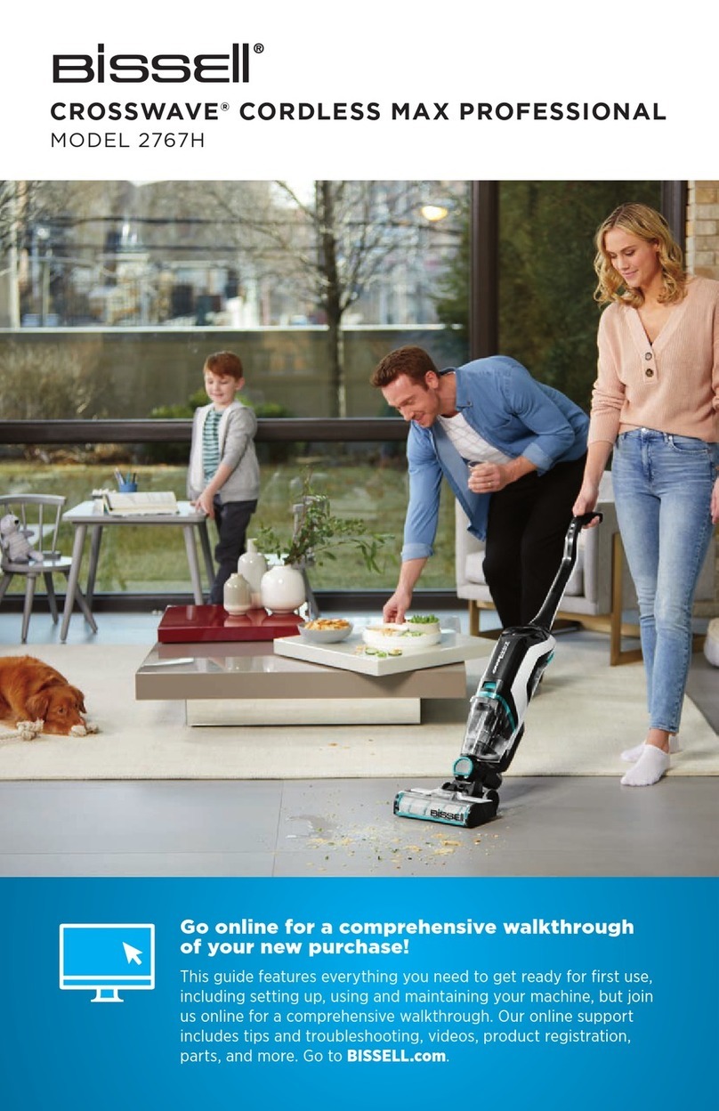 Bissell CROSSWAVE CORDLESS MAX PROFESSIONAL manual