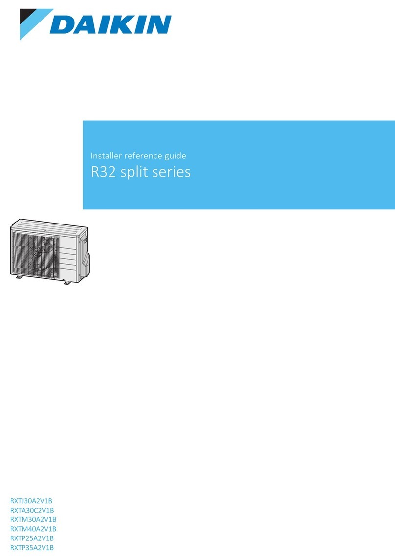 Daikin RXTJ30A2V1B Installer's reference guide