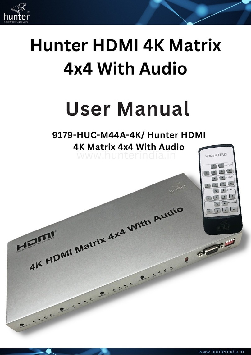 Hunter 9179-HUC-M44A-4K user manual