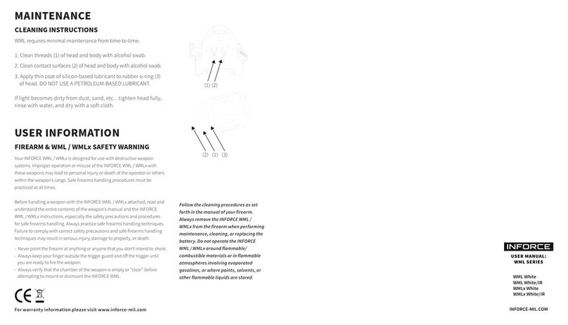 inforce WML Series User manual