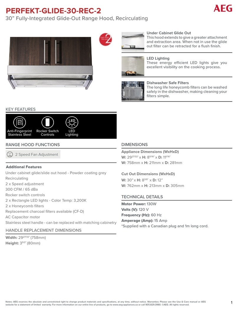 AEG PERFEKT-GLIDE-30-REC-2 User manual