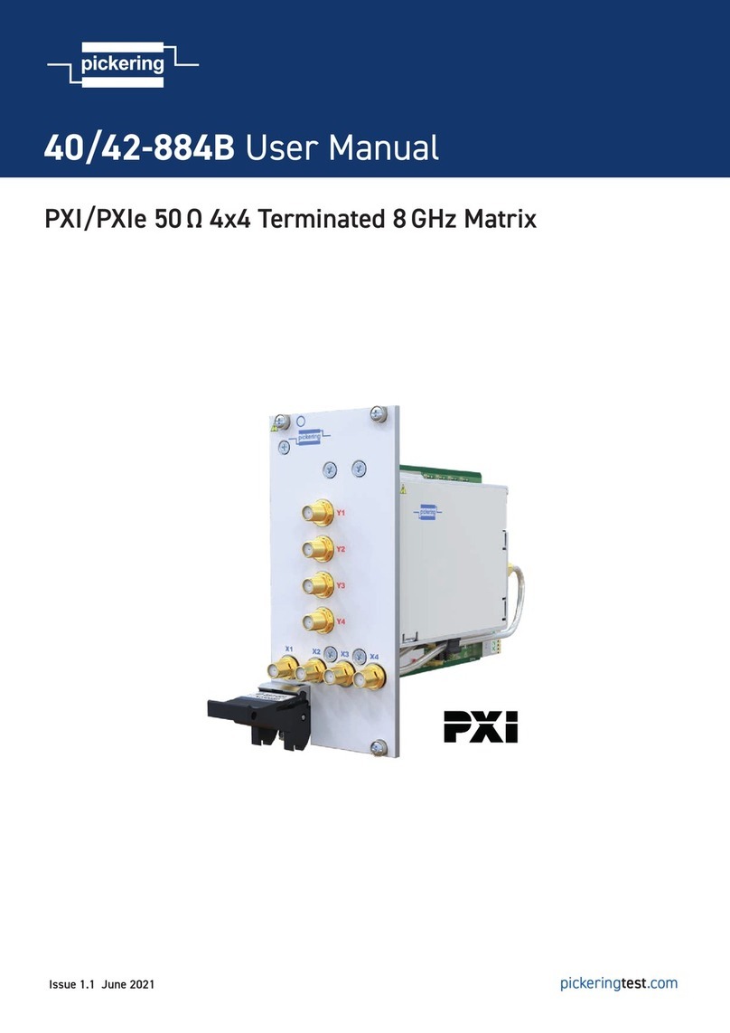 Pickering 40-884B user manual