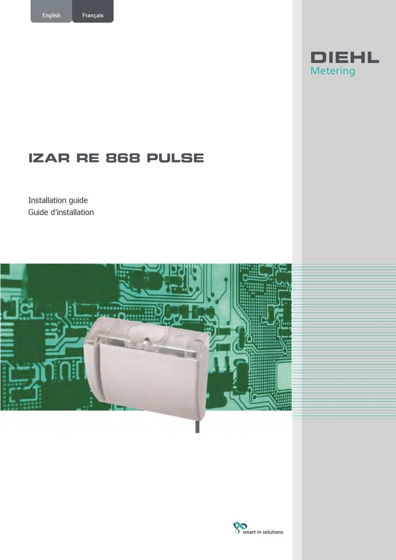 Diehl Metering IZAR RE 868 PULSE installation guide