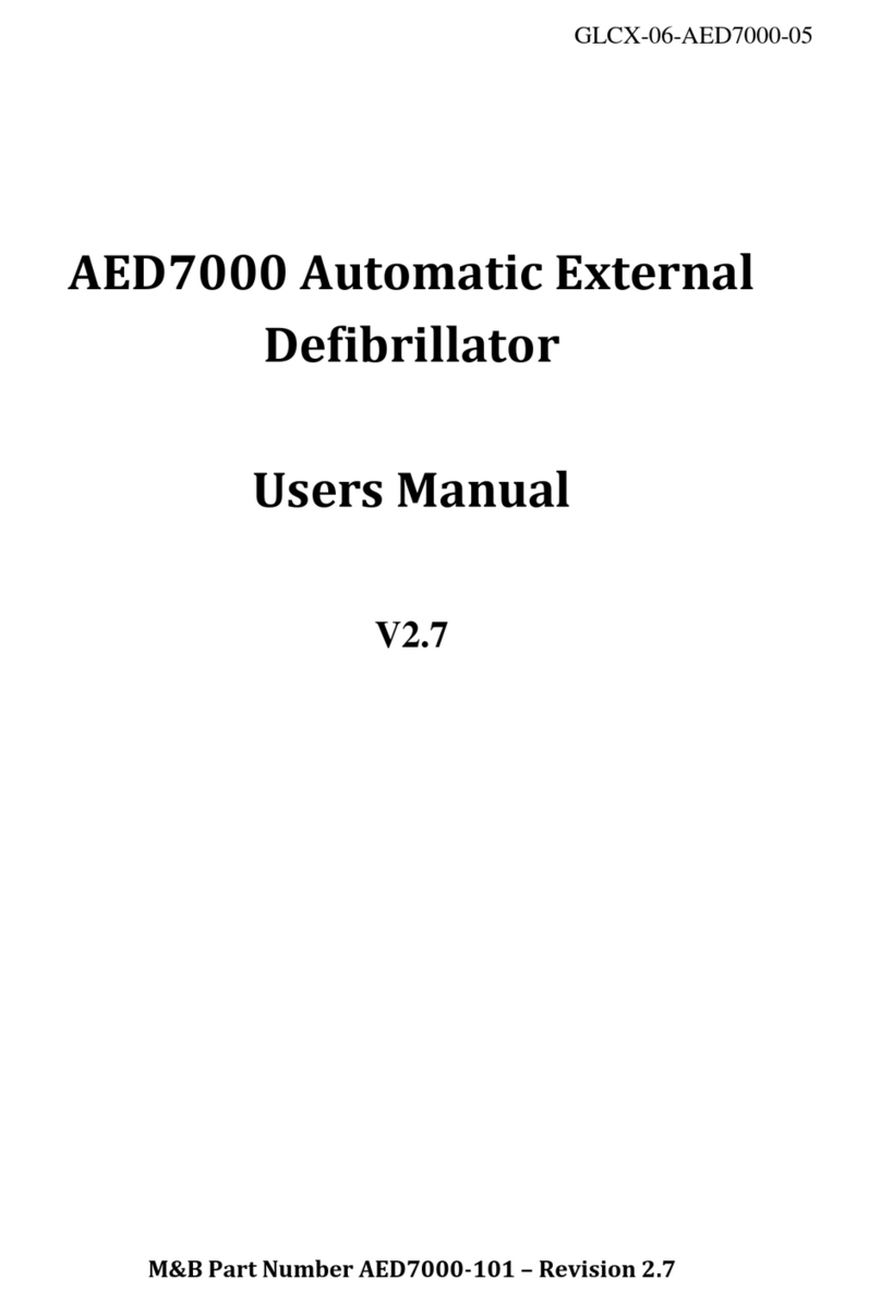 M&B AED7000 user manual