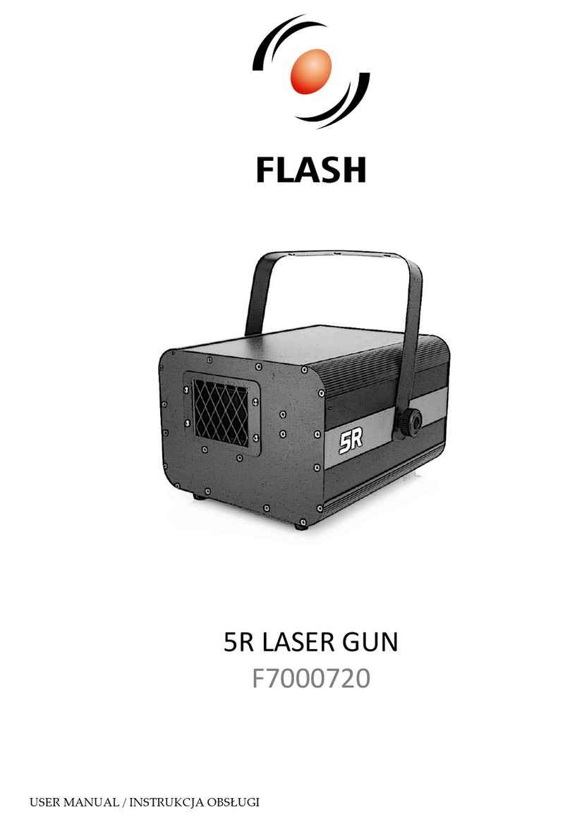 Flash 5R LASER GUN User manual
