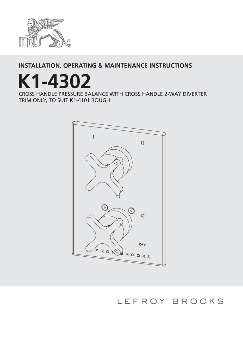 Lefroy Brooks K1-4302 Assembly instructions Lefroy Brooks K1-4302 Assembly instructions
