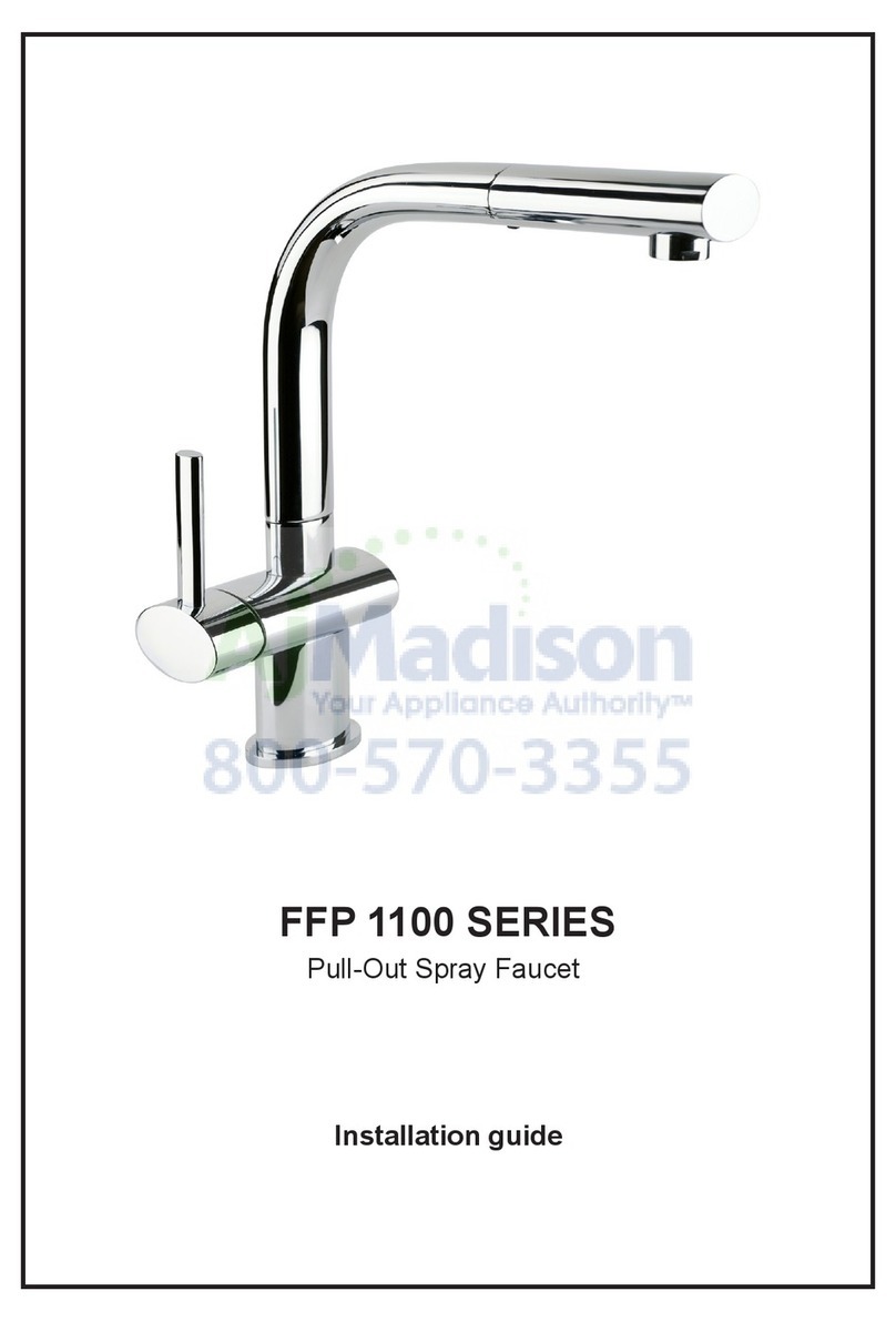 Franke FFP 1100 Series installation guide Franke FFP 1100 Series installation guide