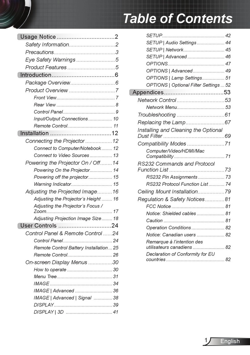 InFocus IN2136 User manual