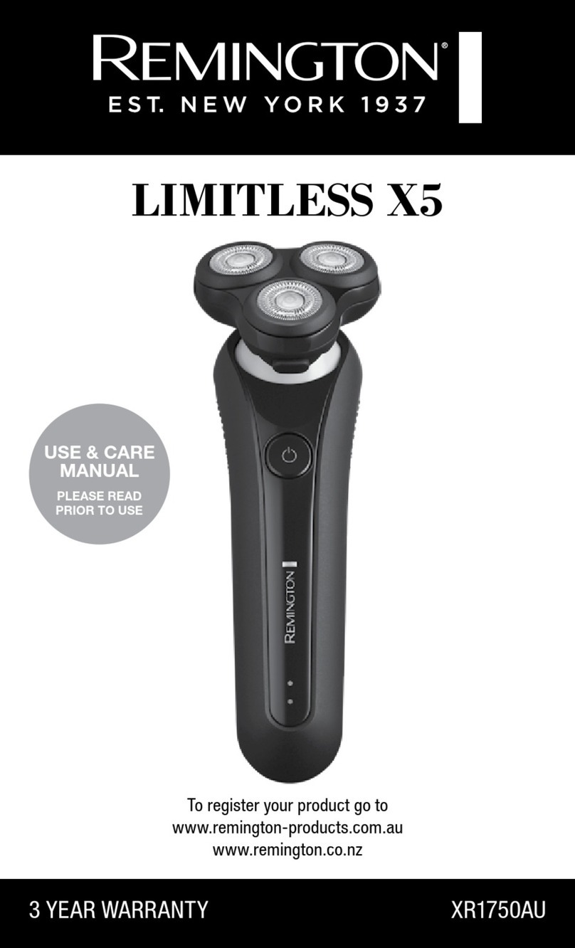 Remington XR1750AU User manual Remington XR1750AU User manual