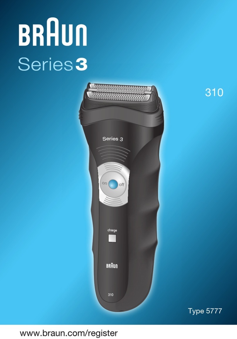 Braun Series 3 User manual Braun Series 3 User manual