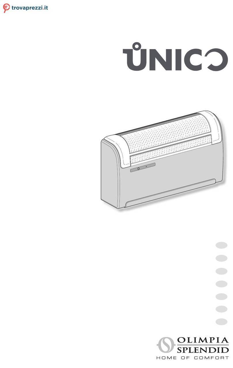 Olimpia splendid UNICO ART Specification sheet