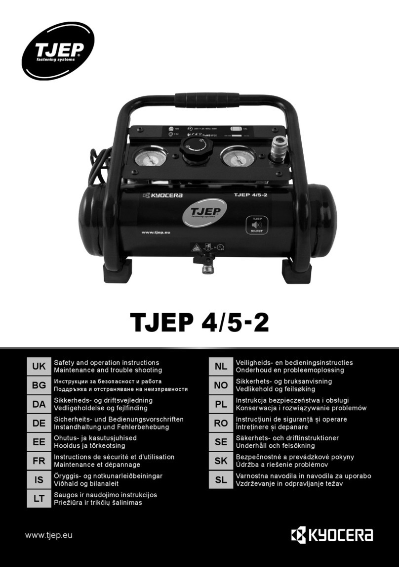 Kyocera TJEP 4/5-2 Safety and operation instructions