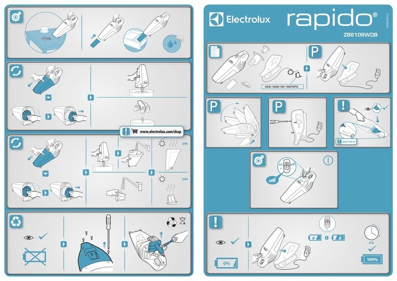 Electrolux rapido ZB6106WDB User manual
