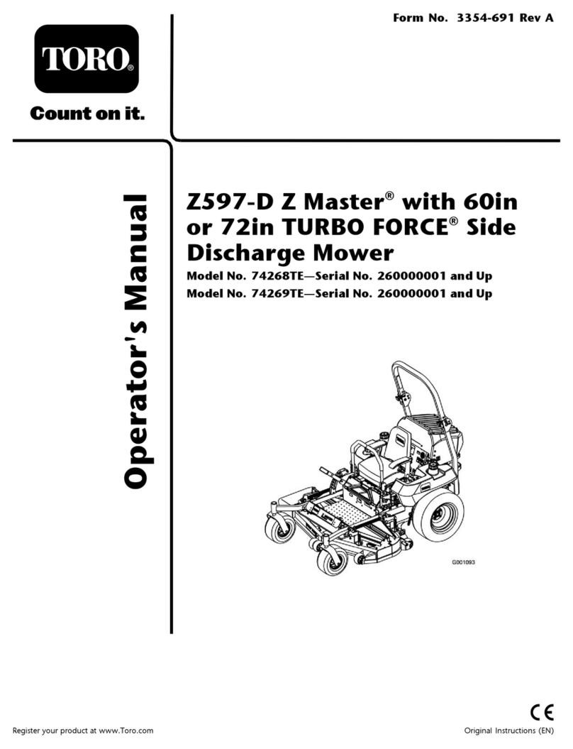 Toro Z Master Z597-D User manual