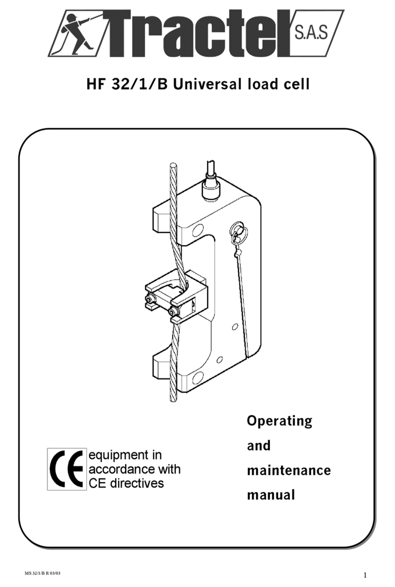 Tractel HF 32/1/B Operating instructions