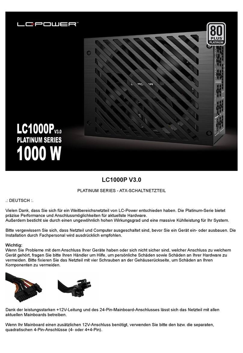 LC-POWER LC1000P manual
