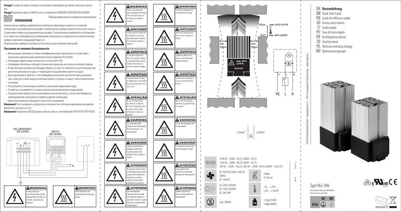 STEGO HGL 046 quick start guide
