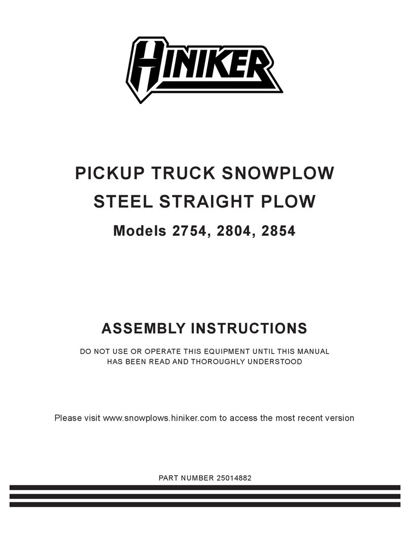 Hiniker 2754 Assembly instructions