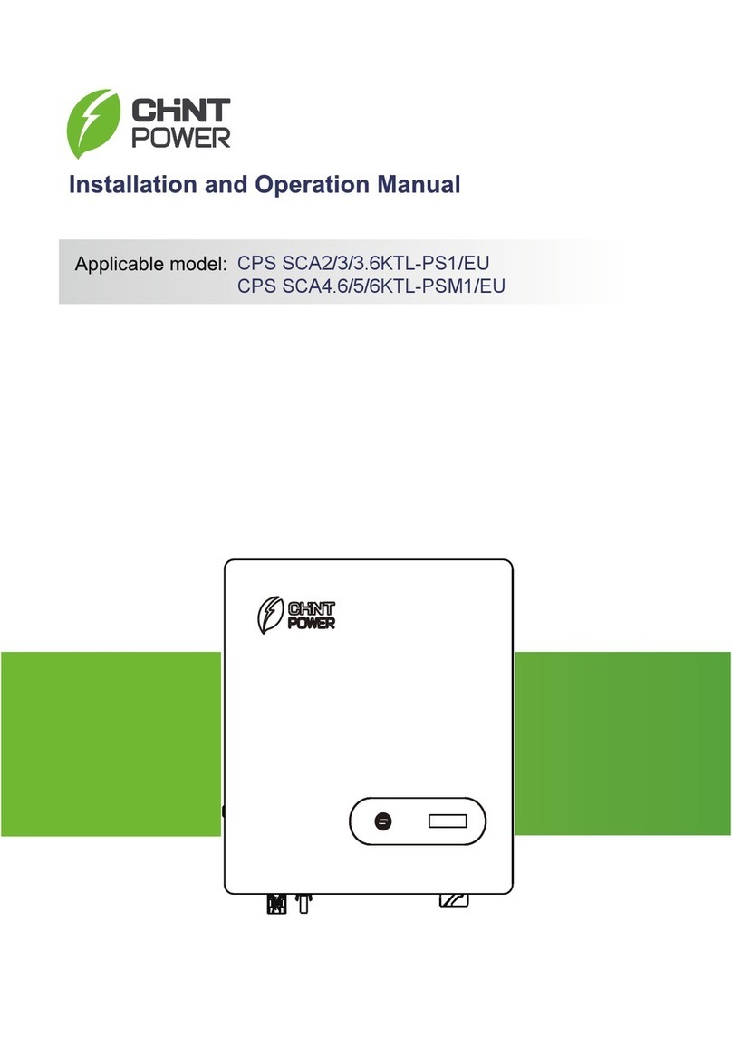 CHNT Power CPS SCA2KTL-PS1/EU User manual