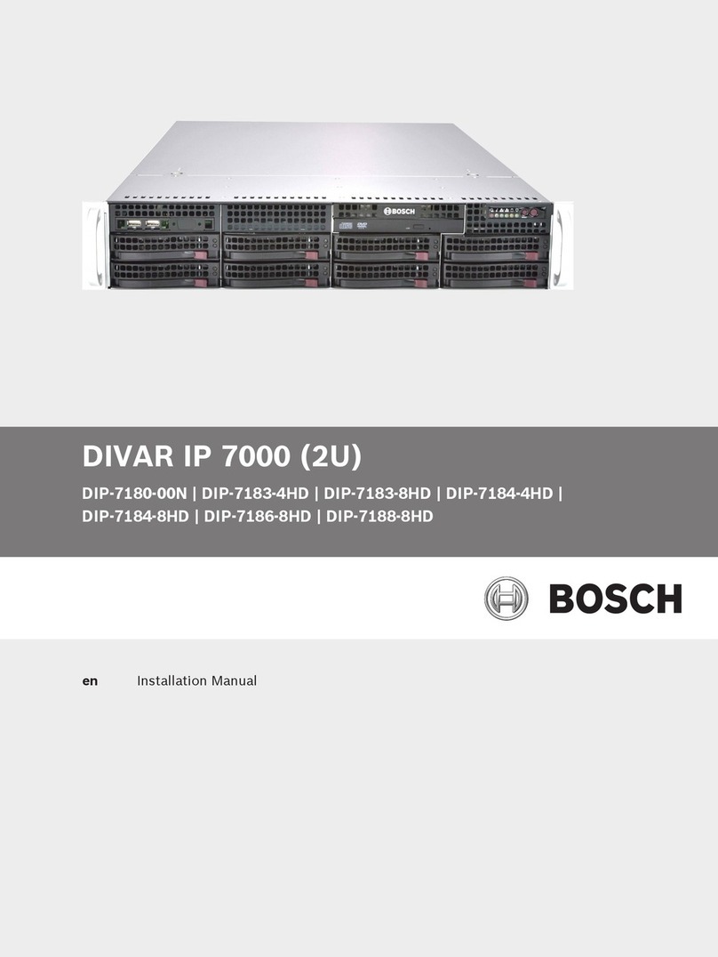Bosch DIP-7186-8HD installation manual