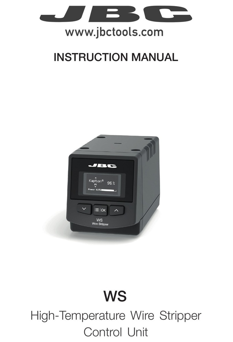 jbc WS-9UA User manual